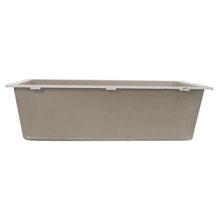 Nantucket Sinks 33-inch Undermount Granite Composite Sink in Truffle PR3320-TR-UM